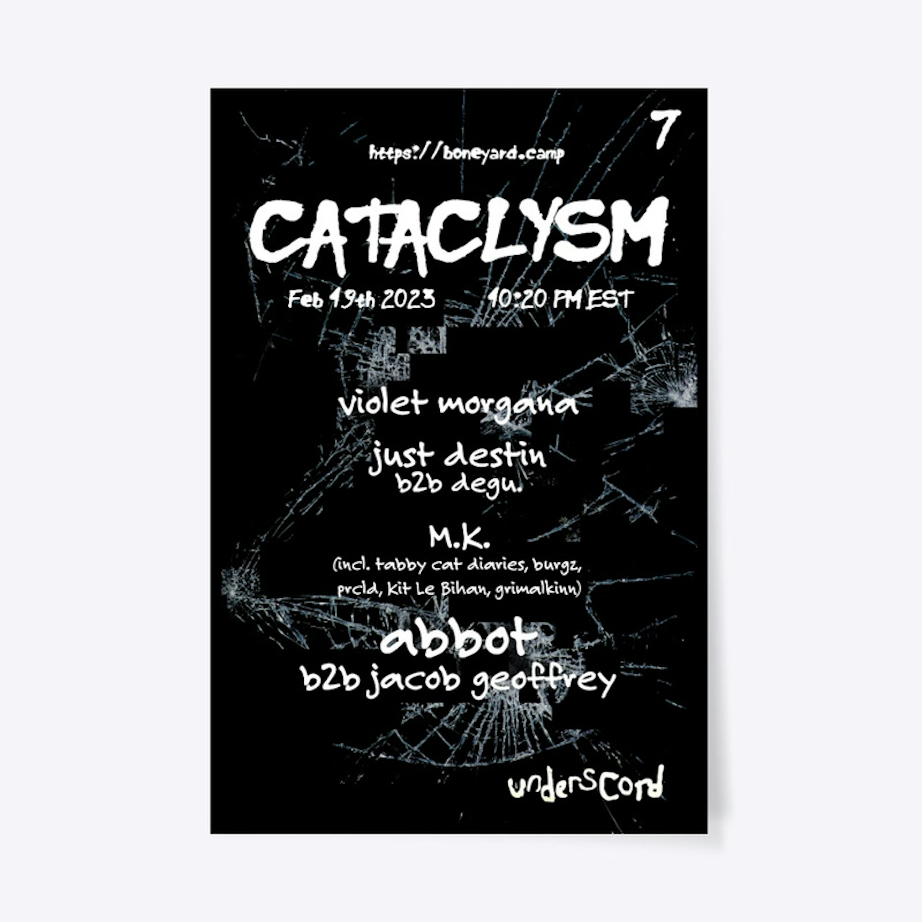 Cataclysm Stage Poster